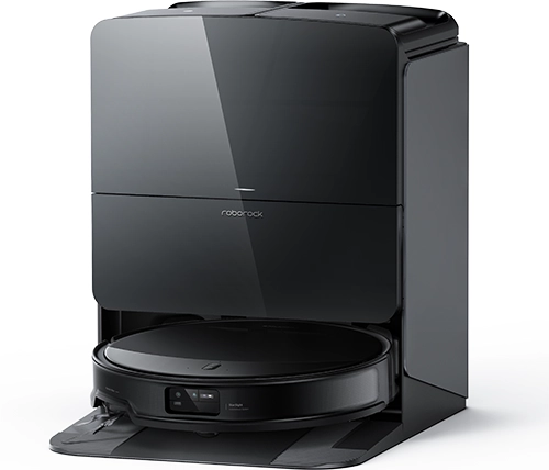 רובורוק שואב שוטף רובוטי עם תחנת עגינה Roborock Saros 10R בצבע שחור