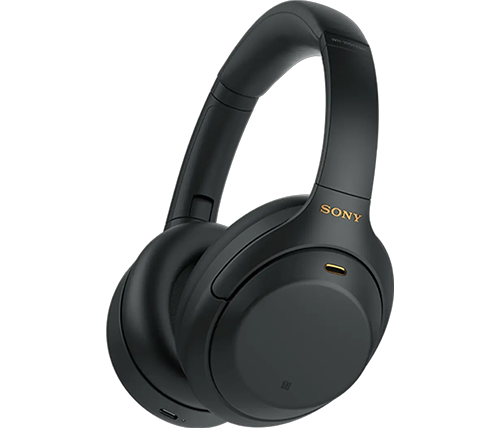 אוזניות סוני בלוטוס אלחוטיות - פרימיום מבטלות רעשים - צבע שחור - Sony WH-1000XM4 Over-Ear