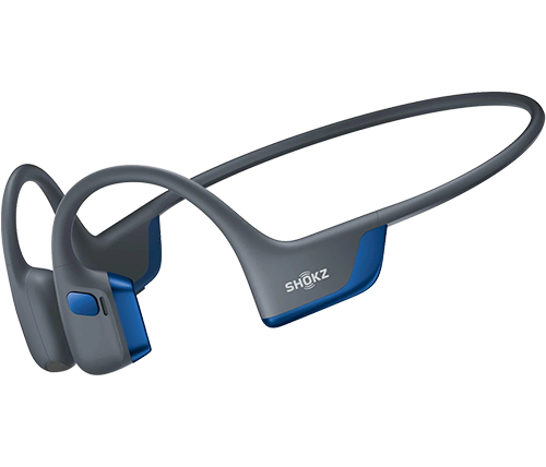 אוזניות שוקס ספורט אלחוטיות - פתוחות מתאימות לריצה עמידות למים - צבע כחול - SHOKZ OPENRUN PRO 2 Open-Ear