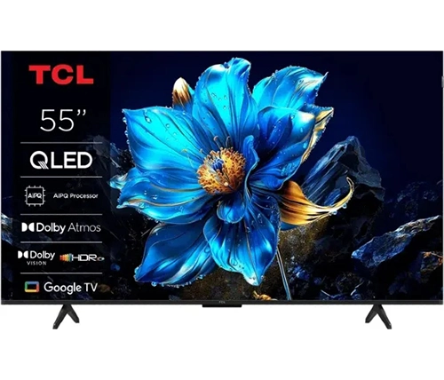 טלוויזיה 55 אינץ חכמה TCL P7K QLED 4K Smart TV עם מערכת הפעלה Google TV – משלוח חינם