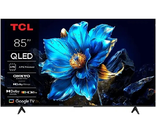טלוויזיה 85 אינץ חכמה TCL P7K QLED 4K Smart TV עם מערכת הפעלה Google TV – משלוח חינם