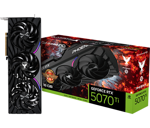 כרטיס מסך Gainward GeForce RTX 5070 Ti Phoenix-S GS 16GB GDDR7