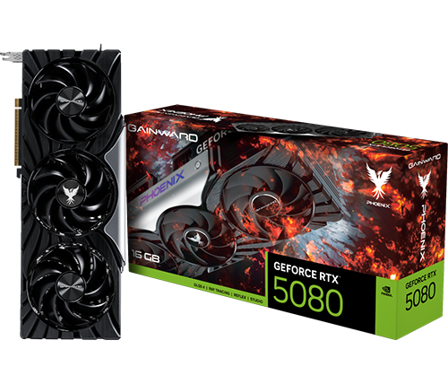 כרטיס מסך Gainward GeForce RTX 5080 Phoenix V1 16GB GDDR7