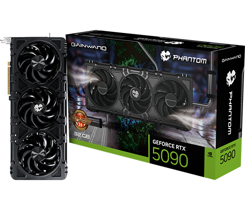 כרטיס מסך Gainward GeForce RTX 5090 Phantom GS 32GB GDDR7