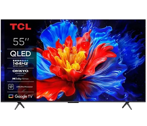 טלוויזיה 55 אינץ חכמה TCL P8K QLED TV 4K עם מערכת הפעלה Google TV – משלוח חינם