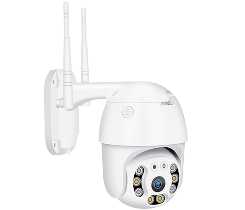 מצלמת אבטחה חיצונית אפולוקס - עוקבת, ראית לילה הקלטה גם בענן - צבע לבן - APOLLOX QHD Q6 WIFI IP 