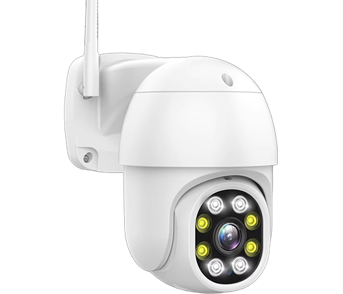 מצלמת אבטחה חיצונית אפולוקס - עוקבת, ראית לילה הקלטה גם בענן - צבע לבן - APOLLOX QHD Q9 WIFI IP 