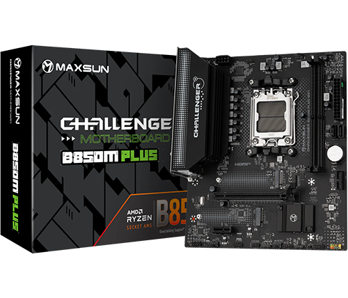 לוח אם MAXSUN Challenger B850M PLUS WIFI6 mATX AM5 AMD
