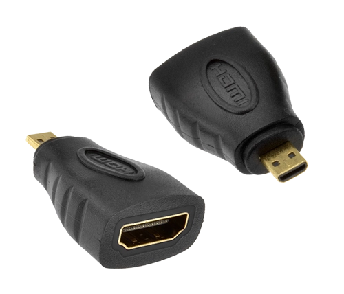 מתאם MICRO HDMI זכר ל-HDMI נקבה Ivory Connect