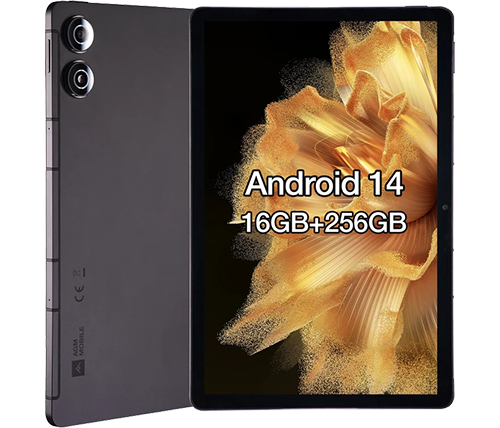 טאבלט מוקשח AGM PAD P2 Wi-Fi + 4G LTE 8GB+256GB אנדרואיד 14, כולל כיסוי - צבע אפור 