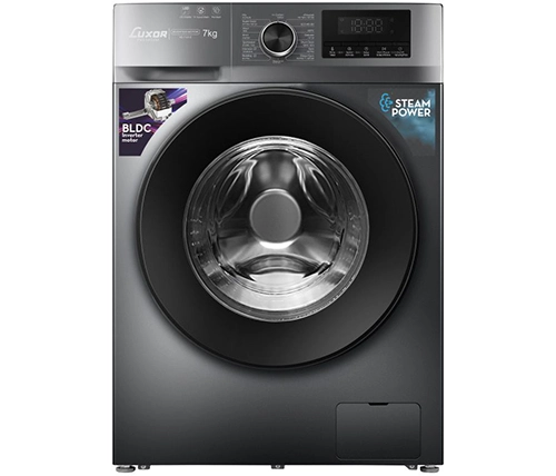 מכונת כביסה 7 קילו פתח קדמי 1200 סל''ד לוקסור LUXOR ND-7120 S בצבע כסוף - משלוח חינם