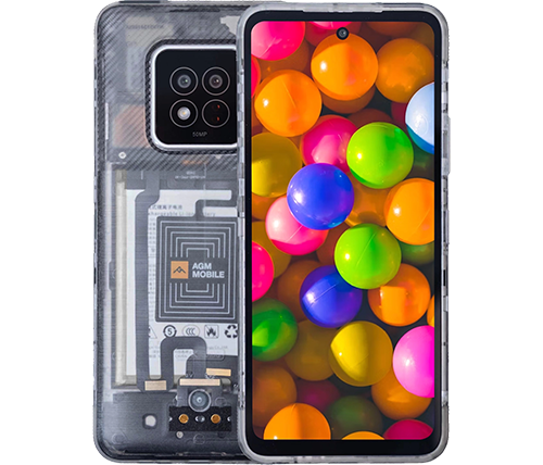 טלפון סלולרי מוקשח AGM X6 Phantom 8GB+128GB 5G בצבע שחור