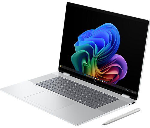 מחשב נייד עם עט ומסך מגע 16 אינץ HP OmniBook X Flip Next Gen AI – מעבד Intel Core Ultra 5 226V – כונן 512GB – זכרון 16GB – מ.גרפי Intel ARC