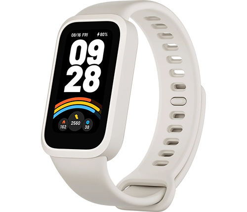 צמיד כושר חכם שיאומי Xiaomi Smart Band 9 Active בצבע בז'