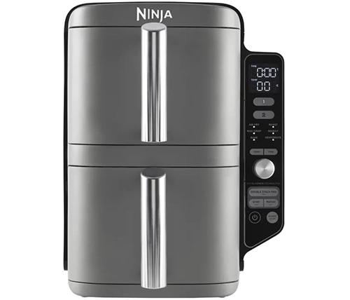 נינג'ה אייר פרייר סיר טיגון דו קומתי 9.5 ליטר Ninja Double Stack X Air Fryer SL400