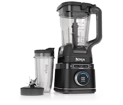 נינג'ה בלנדר ושייקר 1200W - שילוב חכם של עוצמה, דיוק ונוחות לכל משימה במטבח - Ninja Detect 2-in-1 TB301