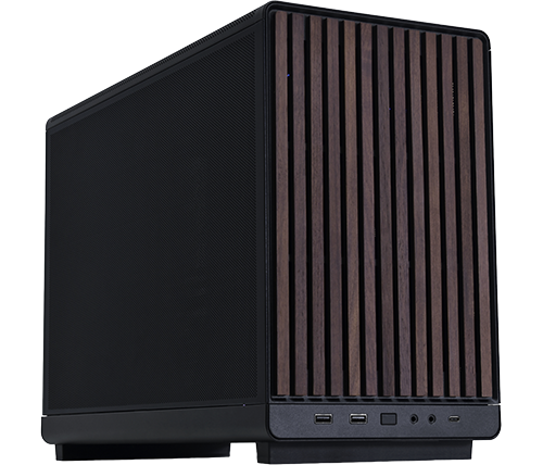 מארז מחשב ליאן לי Lian Li A3-mATX Wood Edition – מהדורת עץ – צבע שחור