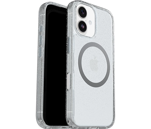 מגן לאייפון 17 Otterbox Symmetry Clear iPhone שקוף נצנצים תומך MagSafe
