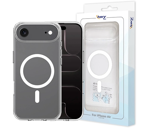 מגן לאייפון אייר MagSafe שקוף Ivory Mobile