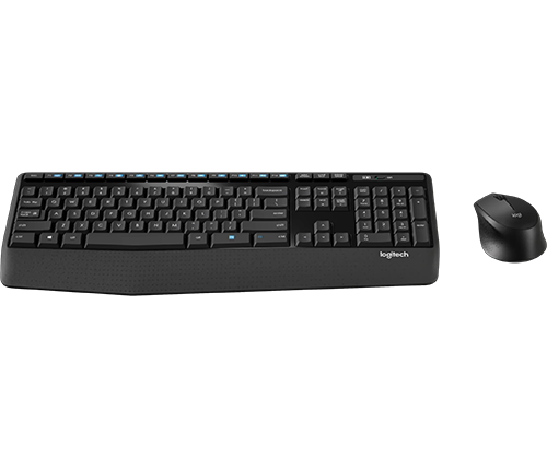 מקלדת ועכבר לוג'יטק אלחוטיים Comfort Wireless Logitech MK345 – נוחות, דיוק וביצועים לאורך זמן  - עברית אנגלית