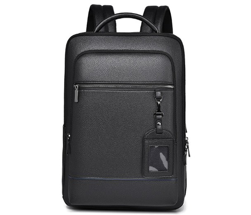 תיק גב למחשב נייד Ivory Style  – מתאים עד 15.6 אינץ' - דמוי עור שחור, נוחות וסטייל לדרך