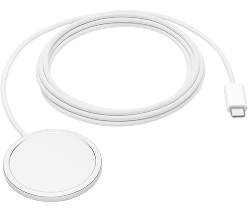 מטען אלחוטי מגנטי לאייפון ולאיירפודס Apple MagSafe Charger באורך 2 מטר