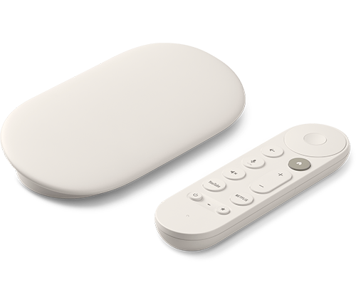 מציאון - סטרימר גוגל Google TV Streamer 4K עם שלט הכולל חיפוש קולי - מוחדש