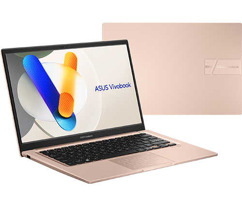 מחשב נייד 14 אינץ ASUS Vivobook 14 – מעבד Intel Core i7-1355U – כונן 512GB – זיכרון 16GB – מ.גרפי Iris Xe – צבע Terra Cotta