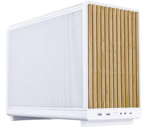 מארז מחשב ליאן לי Lian Li A3-mATX Wood Edition – מהדורת עץ – צבע לבן