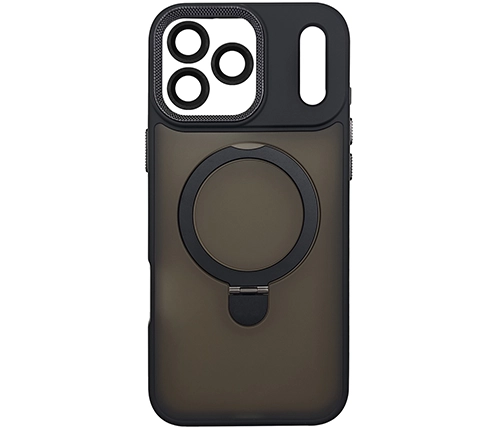 מגן לאייפון 17 פרו מקס iPhone 17 Pro Max עם טבעת תומך MagSafe שחור Velox