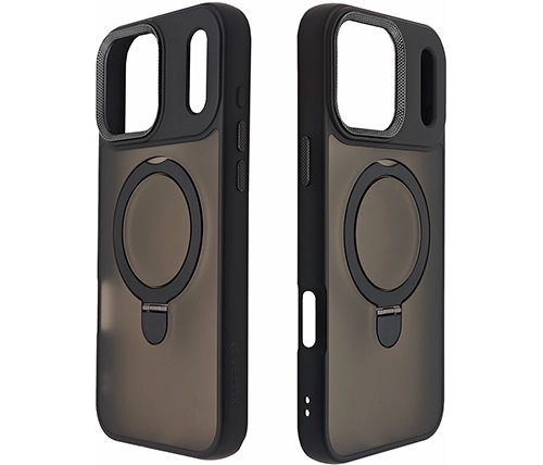 מגן לאייפון 17 פרו iPhone 17 Pro עם טבעת תומך MagSafe שחור Velox