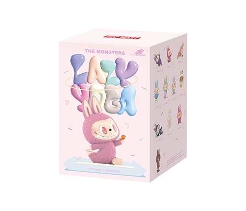 בובת לבובו מקורית Labubu THE MONSTERS מסדרת Lazy Yoga