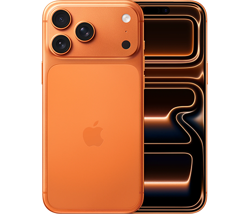 אייפון 17 פרו מקס Apple iPhone 17 Pro Max – נפח 256GB – צבע Cosmic Orange – גרסת (eSIM only (Dual-eSIM – ללא צורך בכרטיס SIM פיזי
