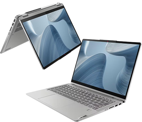 מחשב נייד עם מסך מגע "14 Lenovo IdeaPad Flex 5 82R700MMIV i7-1255U כונן 512GB SSD, זכרון 16GB ומ.גרפי Intel Iris Xe Graphics