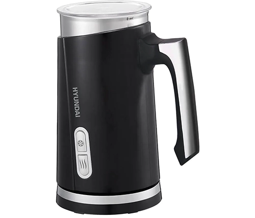 מקציף חלב דופן כפולה 130 מל 500W יונדאי Hyundai HYKM-800B