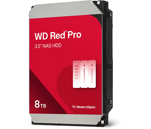 דיסק קשיח פנימי Western Digital WD Red Pro NAS 256MB 7200RPM 8TB 