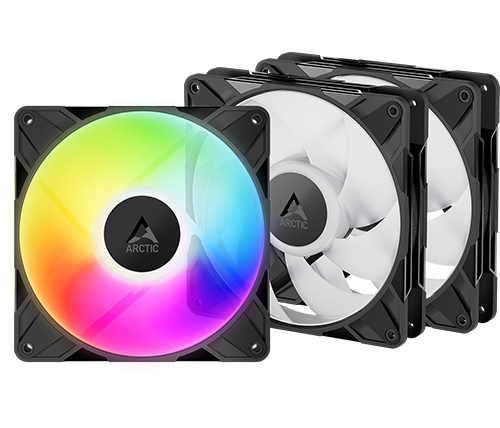 3 מאווררים למארז 14 ס''מ Arctic P14 Pro A-RGB – צבע שחור