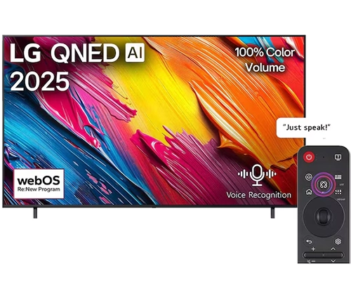 טלוויזיה 55 אינץ LG חכמה QNED AI QNED70 4K 55QNED70A6A – משלוח חינם