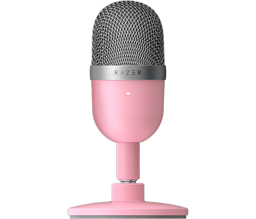 מיקרופון שולחני Portable Mini Microphone - Razer Seiren Mini בצבע ורוד