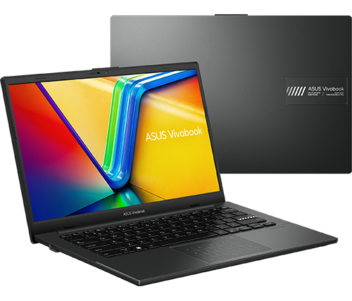 מחשב נייד ASUS Vivobook Go 14 – מעבד i3-N305 – כונן 256GB UFS – זכרון 8GB – מ.גרפי Intel UHD Graphics – צבע Black