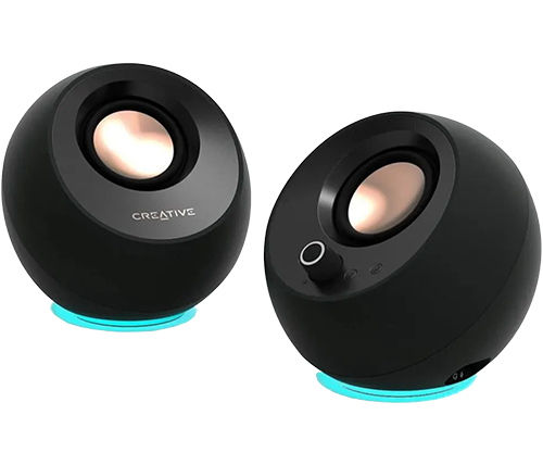 רמקולים למחשב קריאייטיב Creative Pebble Pro 2.0 Bluetooth בצבע שחור