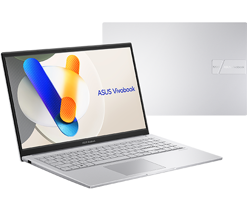 מחשב נייד עם מסך מגע 15.6 אינץ ASUS Vivobook 15 – מעבד Intel Core 7 150U – כונן 1TB – זיכרון 16GB – מ.גרפי Intel – צבע Cool Silver