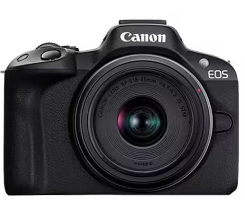 מצלמה דיגיטלית Canon EOS R50 כולל עדשה EF-S 18-45MM 1:3.5-5.6 IS II