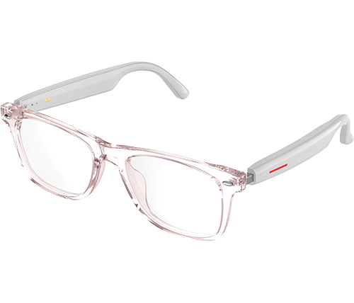 משקפיים חכמות לסמארטפון עם נגן מוזיקה בלוטוס - צבע ורוד - MIZUKI Smart Glasses E13-C bluetooth