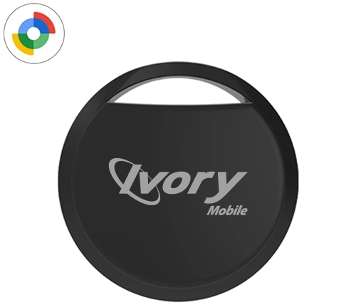 תג איתור חכם לאנדרואיד למחזיק מפתחות בצבע שחור Ivory