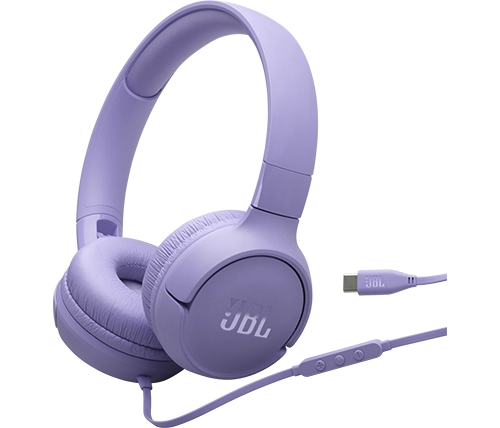 אוזניות JBL קשת חוטיות JBL Tune 520C USB-C סגול