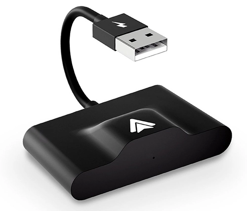 מתאם אנדרואיד אוטו Android Auto אלחוטי לרכב בחיבור USB ו-USB-C