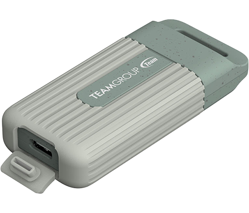 כונן SSD חיצוני נייד Team Group PD20 ECO Mini – נפח 1TB – חיבור USB-C – ממשק USB 3.2 Gen2 – דגם TPSEG4001T0C102