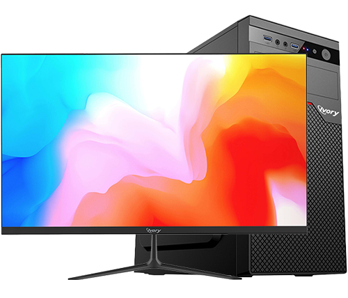 מחשב נייח IVORY הכולל מעבד AMD Ryzen 3 PRO 4350G מסך 27 אינץ Ivory C27IPS זכרון 16GB כונן 512GB SSD מ.הפעלה Windows 11