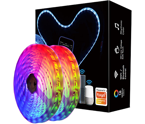 פס תאורת לד חכם 5 מטר MIZUKI 12v LED strip 5050 60p 10W